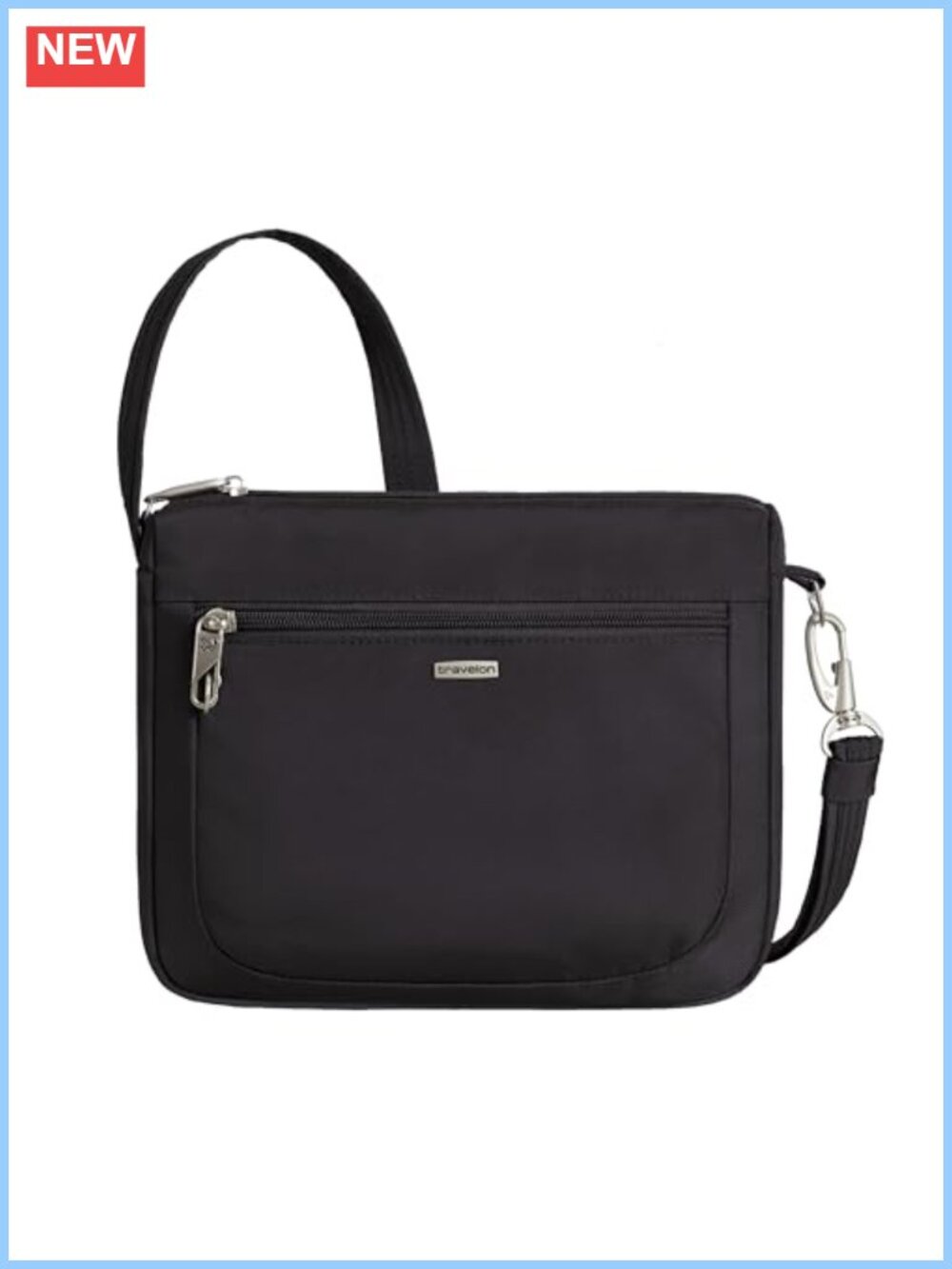 Travelon Anti-Theft Classic Small East/West Crossbody Bag